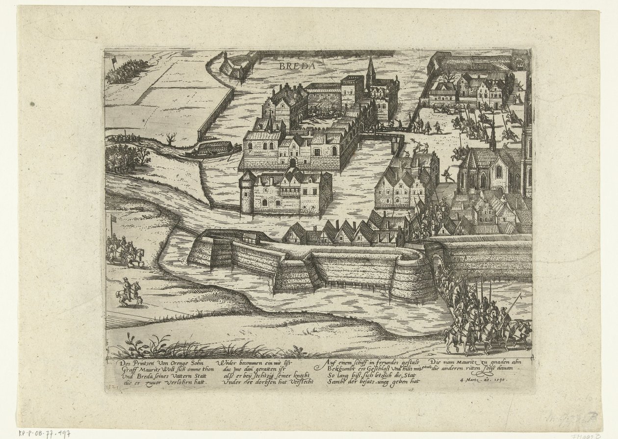 ブレダの占領、1590 年 作： フランス・ホーゲンベルク