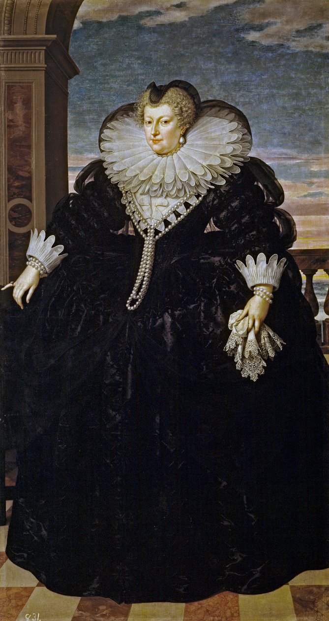 マリー・ド・メディチ未亡人役 作： Frans Pourbus the Younger