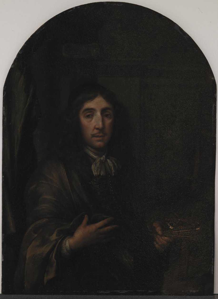 画家の肖像 作： Frans van IMieris