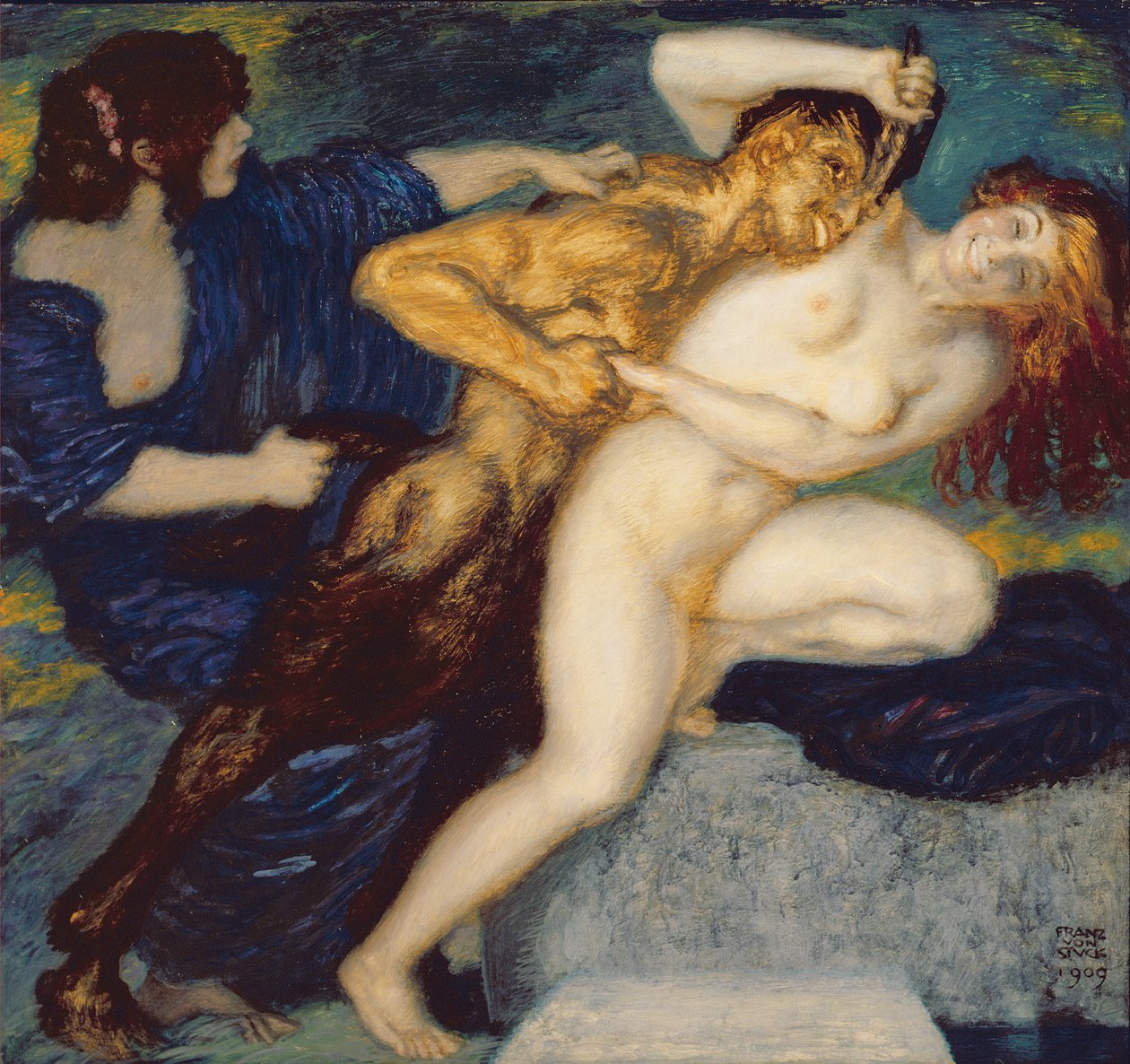 ジョーク、1909 作： フランツ・フォン・スタック