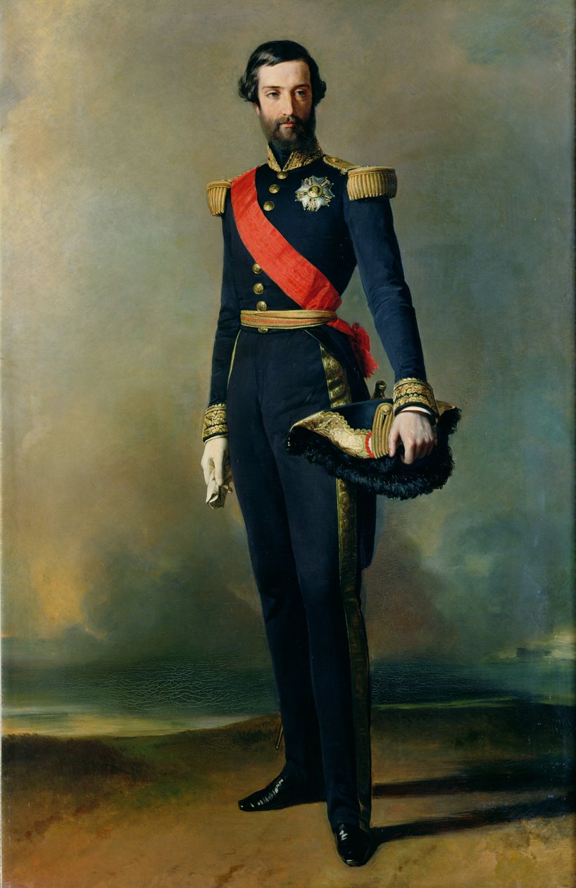 フランソワフェルディナンドフィリップドルレアン（1818-1900）プリンスドジョインヴィレ、1843 作： フランツ・ザビエル・ウィンターハルター