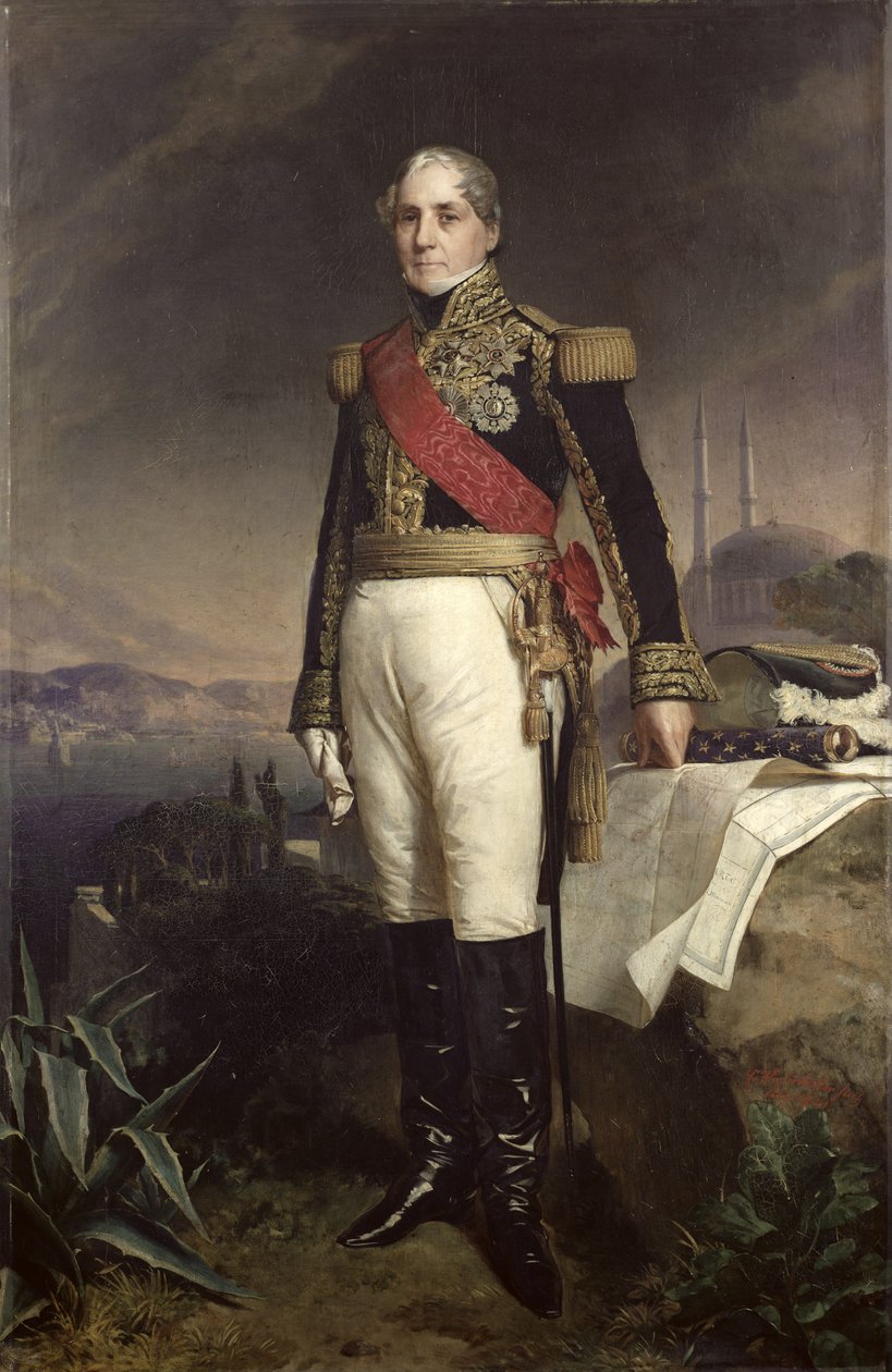 フランソワ・ホレス（1772-1851）セバスティアーニ伯爵、1841年 作： フランツ・ザビエル・ウィンターハルター