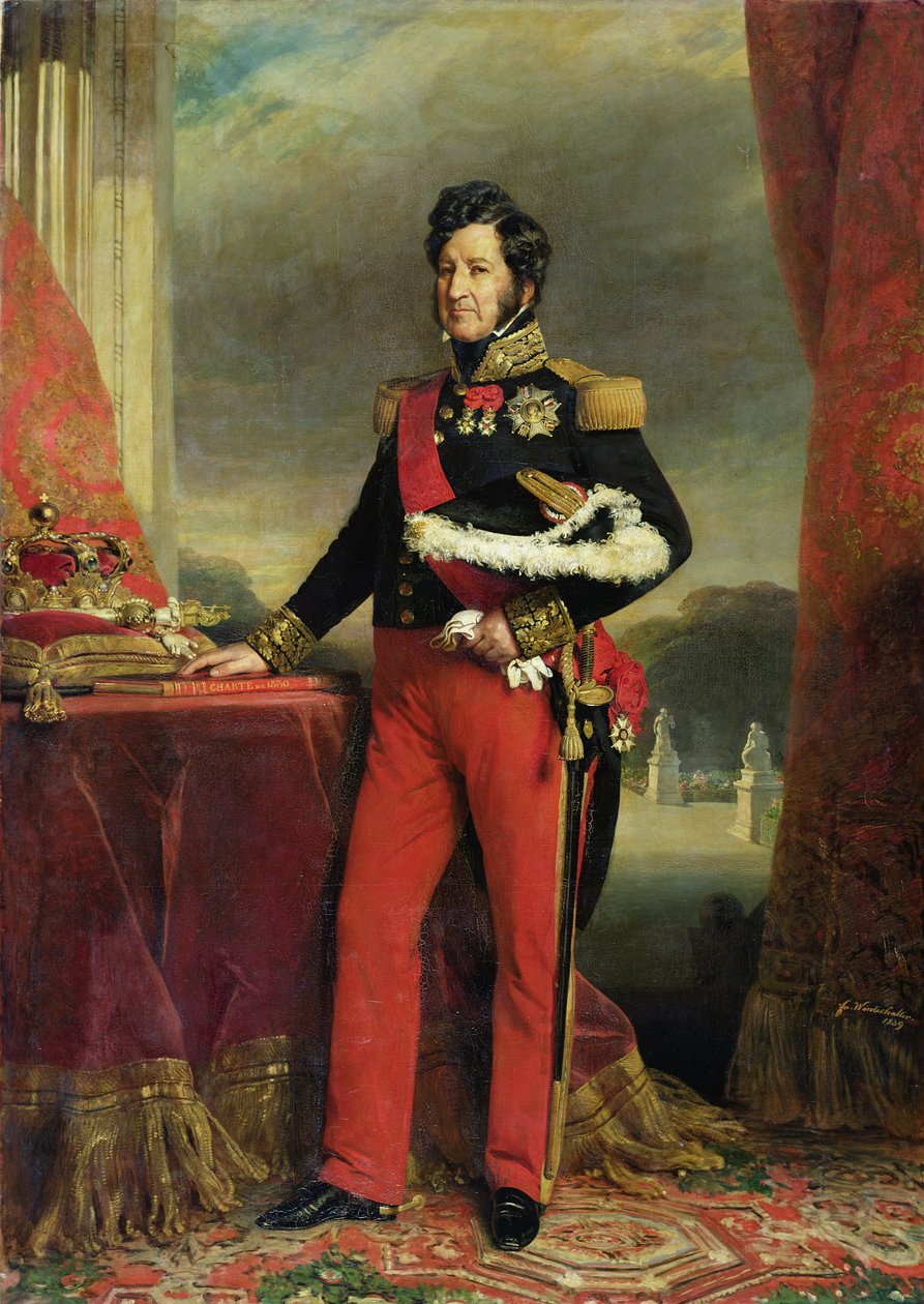 フランス国王、ルイ・フィリップ1世（1773-1850） 作： フランツ・ザビエル・ウィンターハルター