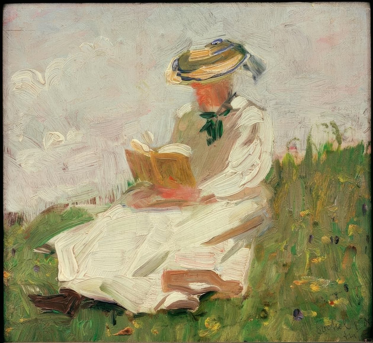 緑の女性を読む 作： フランツ・マーク