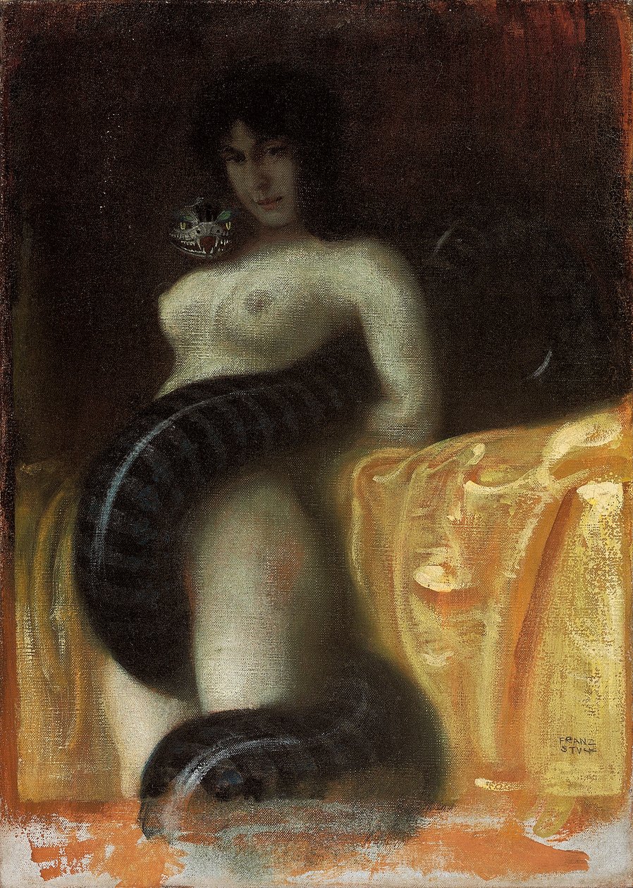 官能、1891年 作： フランツ・フォン・スタック