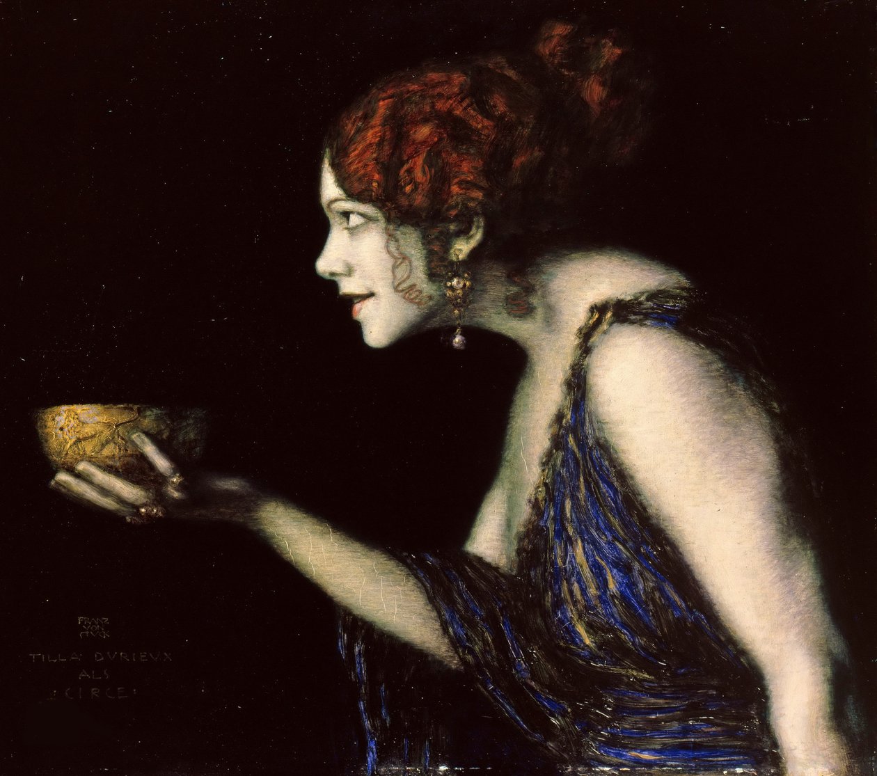 ティラデュリュー1880-1971、サース、1913年頃。 作： フランツ・フォン・スタック