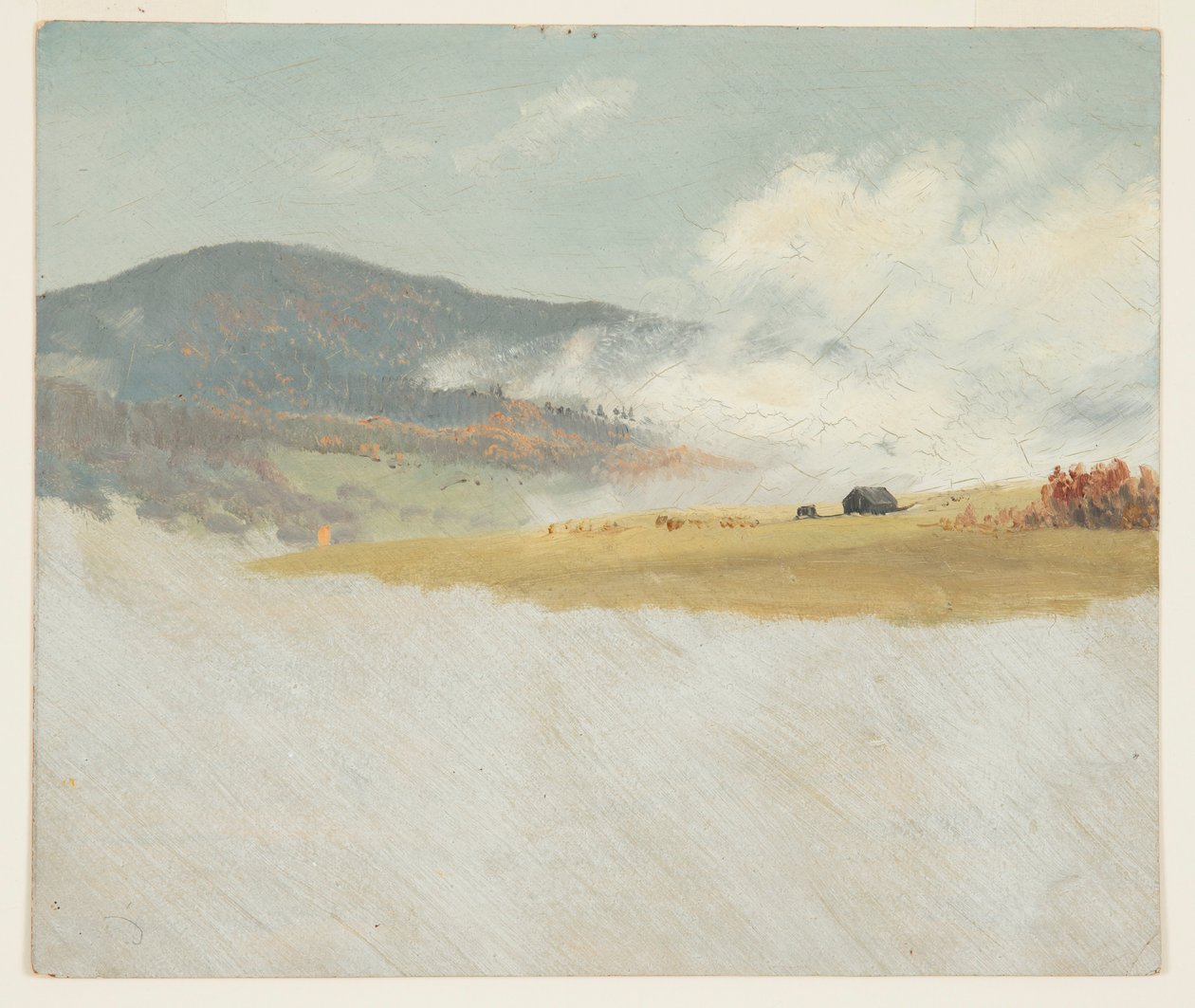 デッサン、丘陵風景、1865-75年 作： フレデリックエドウィン教会