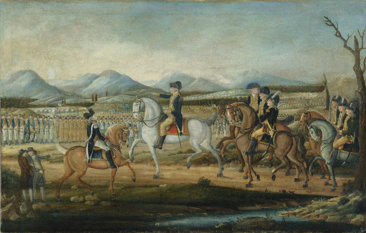 1795年後のワシントン州、メリーランド州フォートカンバーランドでの西軍の検討 作： フレデリック・ケンメルマイヤー