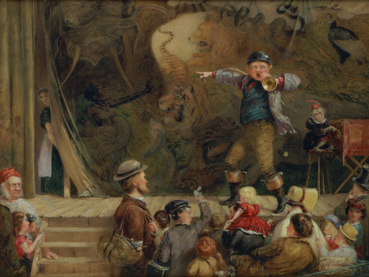 旅する動物園、1872（WC） 作： フレデリック・ピアシー