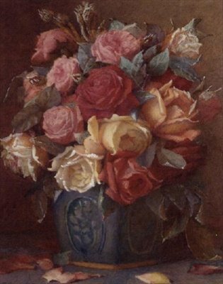薔薇の花瓶 作： フレデリック・R・スペンサー