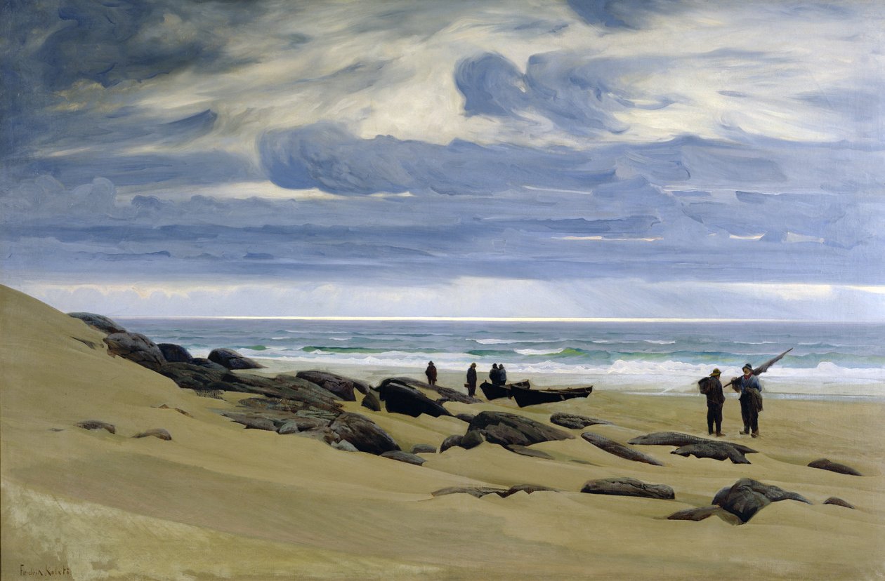 Jaerenの灰色の天気の日 作： Fredrik Kolstoe