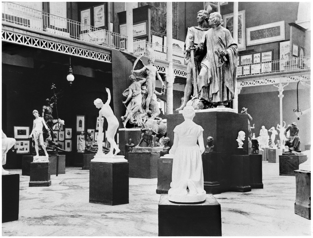 1889年パリの万国博覧会でのベルギー美術 作： フランスの写真家