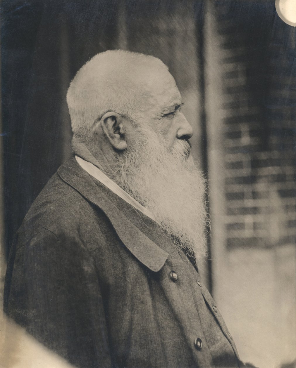 クロードモネ（1841-1926）20世紀初頭（ゼラチンシルバープリント） 作： フランスの写真家