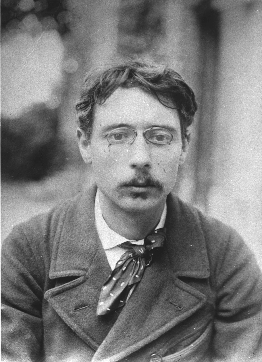 ヴィルヌーヴシュルヨンヌのナタンソン家、ルレにあるピエールボナール（1867-1947） 作： フランスの写真家