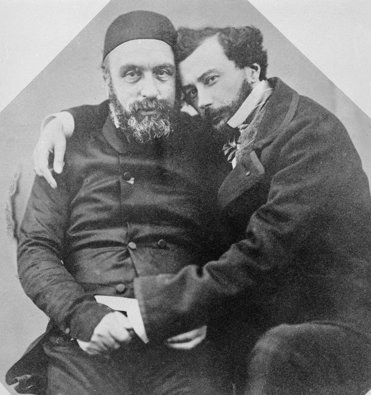 Charles Lambert-Bey（1804-64）とMaxime Du Camp（1822-94）の肖像 作： フランスの写真家