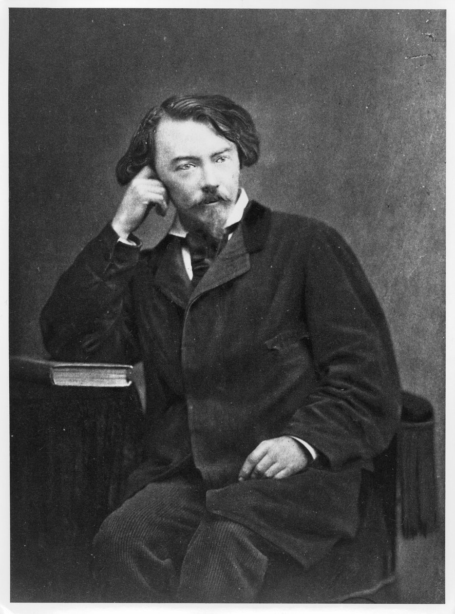 コントオーギュストドゥヴィリエドリルアダム（1838-89）の肖像1886 作： フランスの写真家