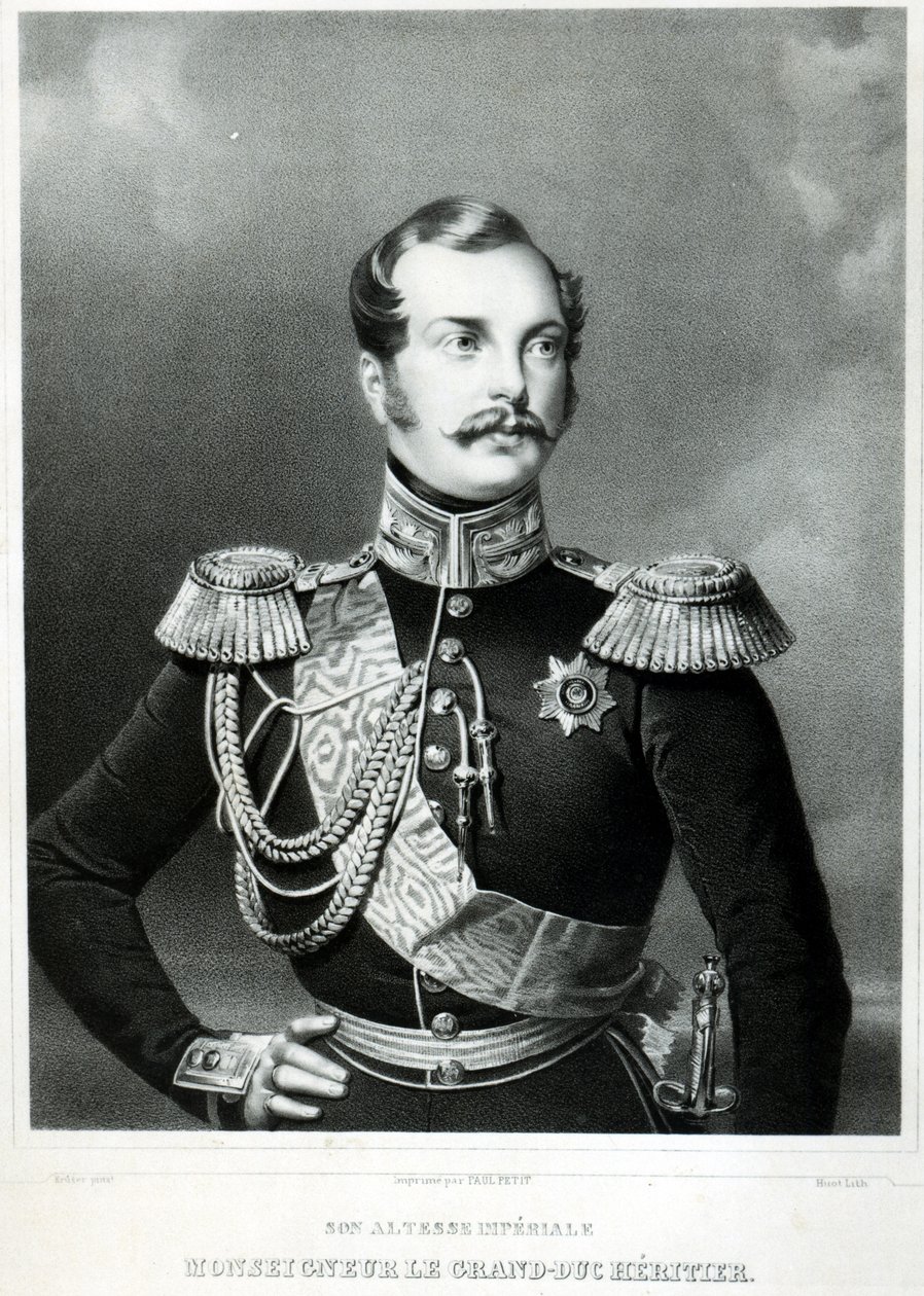 ロシアのアレクサンドル2世（1818〜81年） 作： フランス語学校