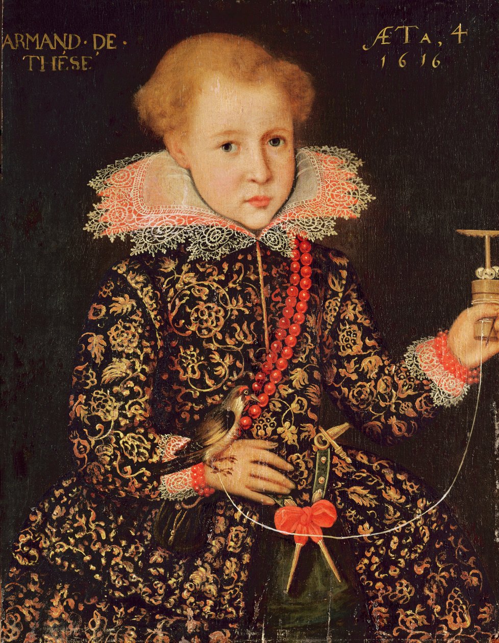1616年4歳のアルマンドテッセ（1612年生まれ） 作： フランス語学校