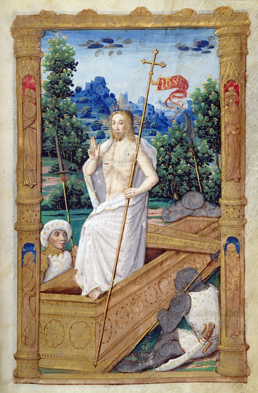 Fol.45r時間からローマの使用までの復活 作： フランス語学校
