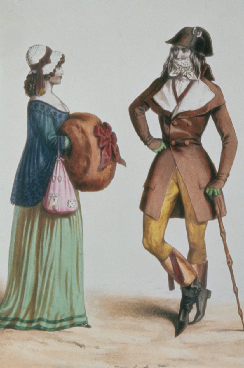 「素晴らしくて素晴らしい」1775年頃（カラー彫刻） 作： フランス語学校