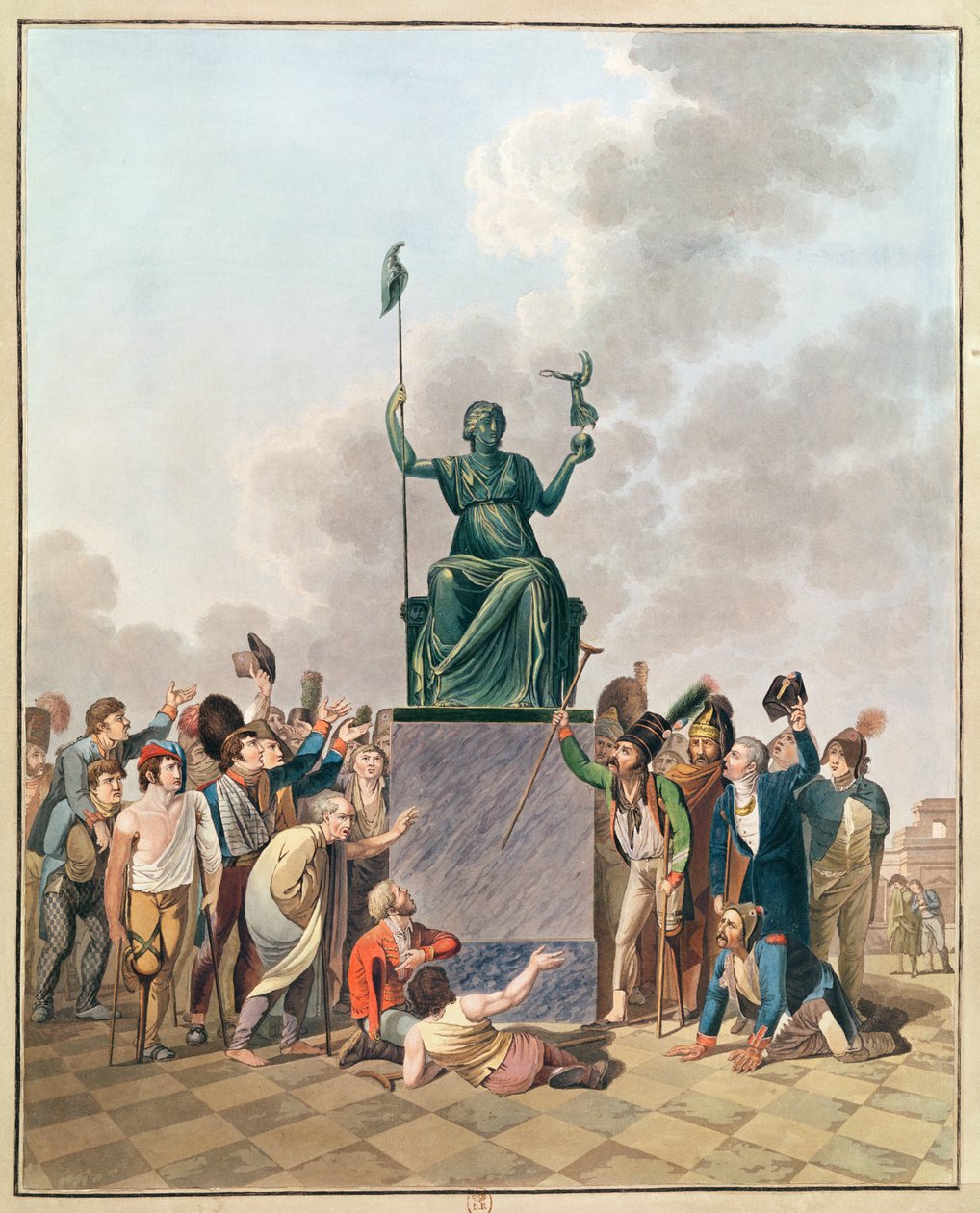 1793年11月10日の自由 作： フランス語学校