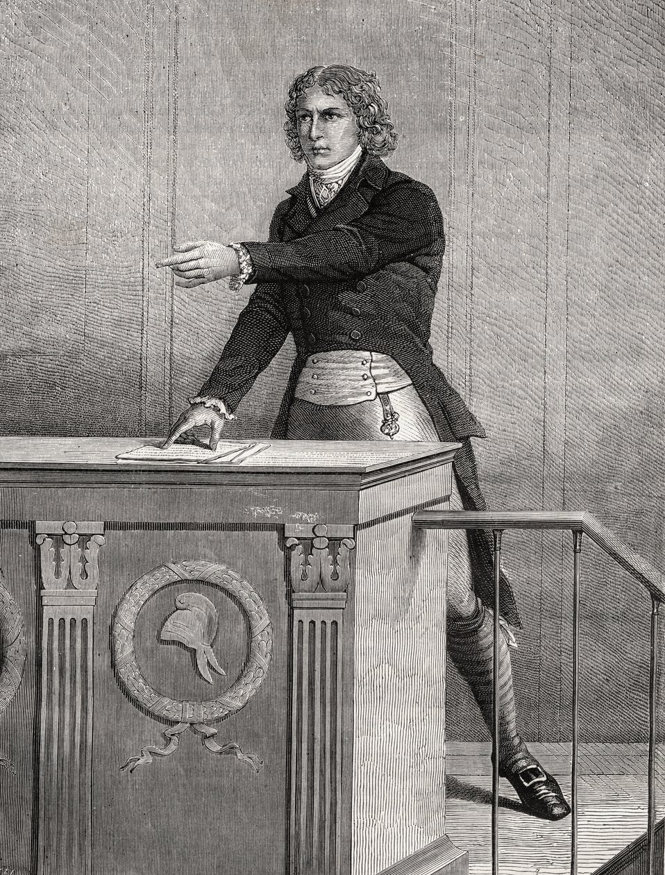 ルイ・アントワーヌ・ド・サン・ジュスト（1767-94） 作： フランス語学校