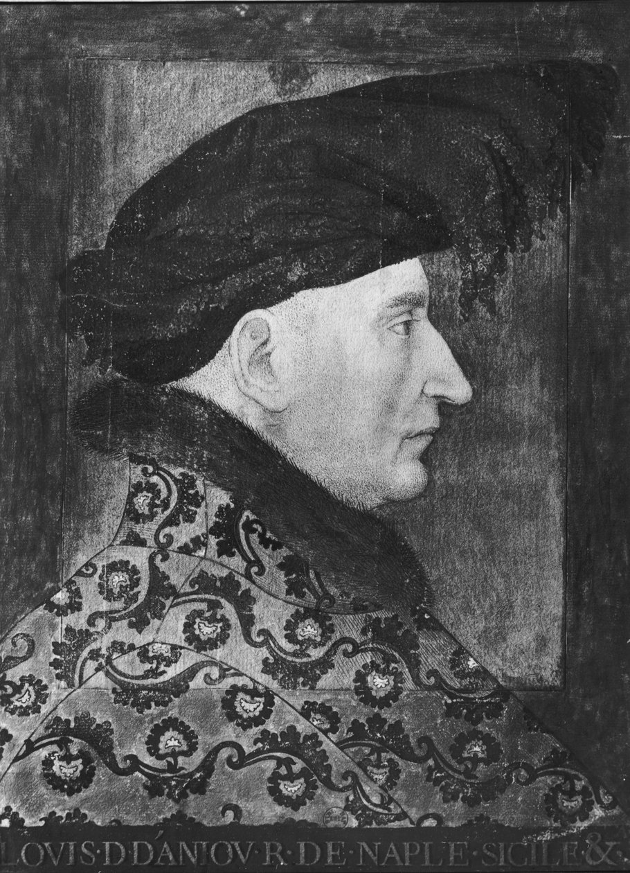 アンジューのルイ2世（1377-1417）ナポリとシチリアの王、1410年 作： フランス語学校