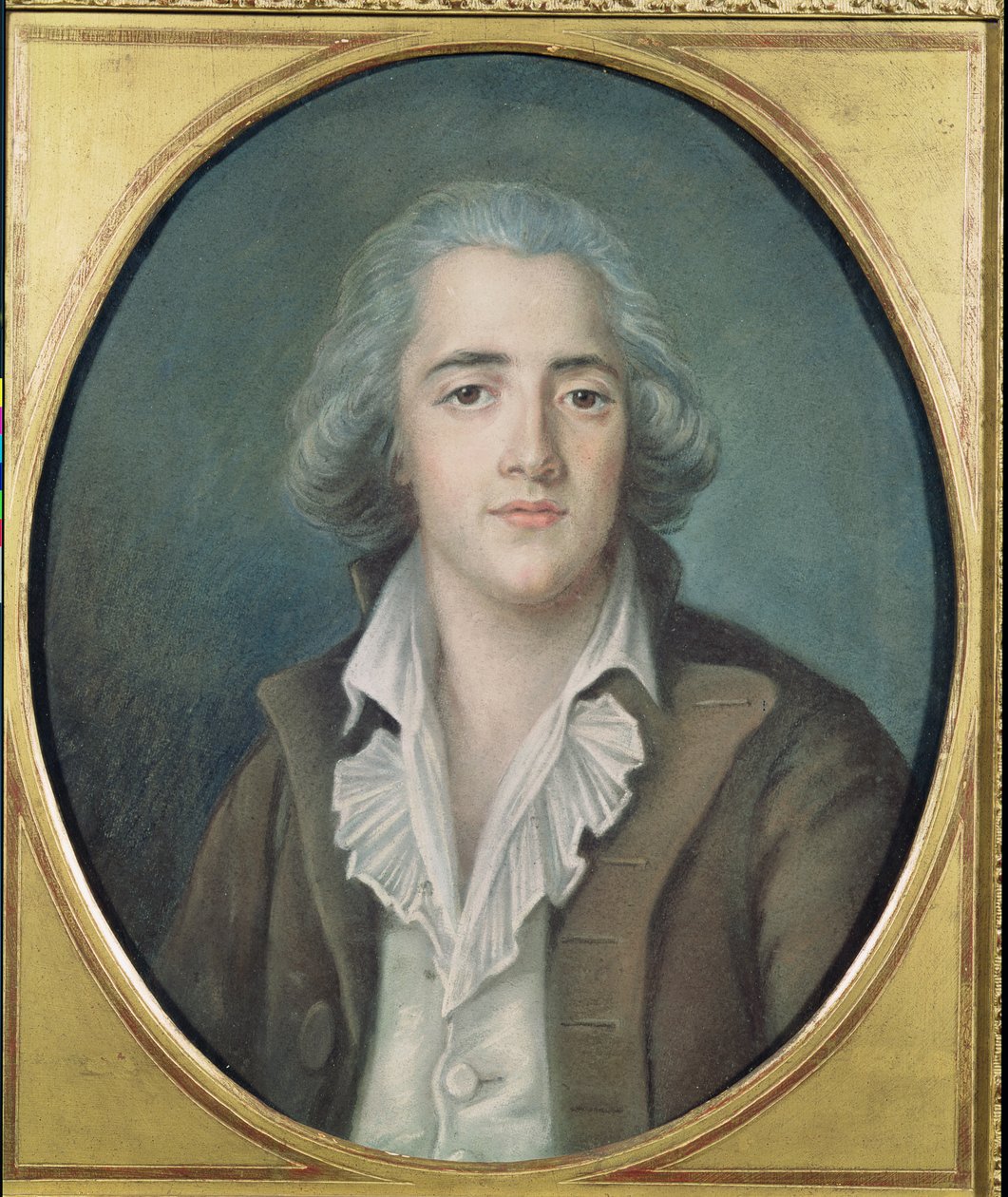 フランソワ・ルネの肖像（1768-1848）シャトーブリアンの子爵、1786年頃（紙にパステル） 作： フランス語学校