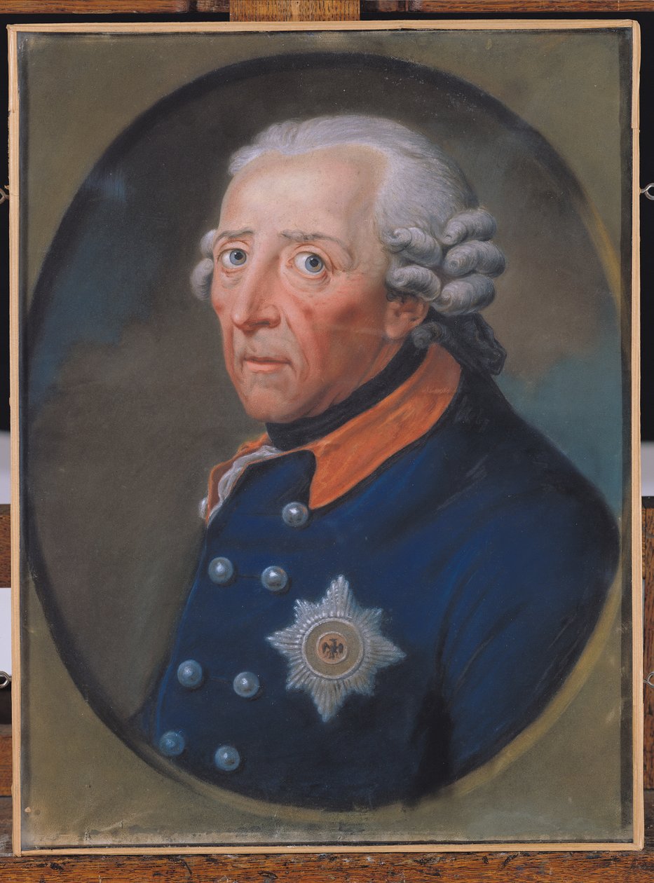 フレデリック2世（1712-86）大王の肖像 作： フランス語学校