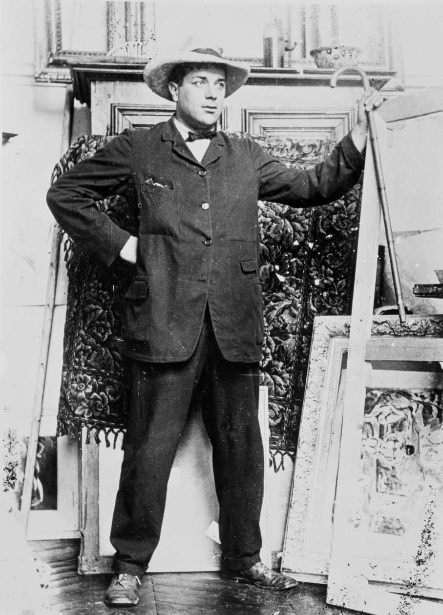 ジョルジュ・ブラックの肖像（1882-1963） 作： フランス語学校