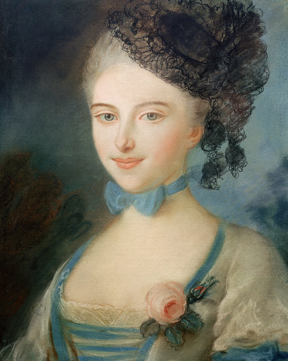 マダムバルザックの肖像、c.1798 作： フランス語学校