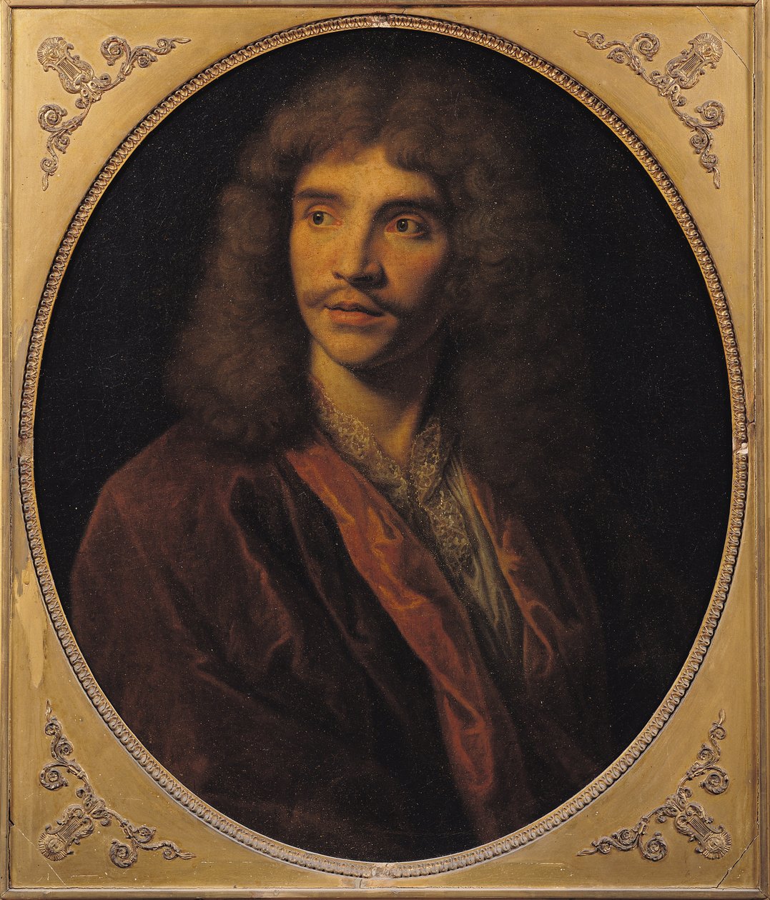 モリエールの肖像（1622-73） 作： フランス語学校