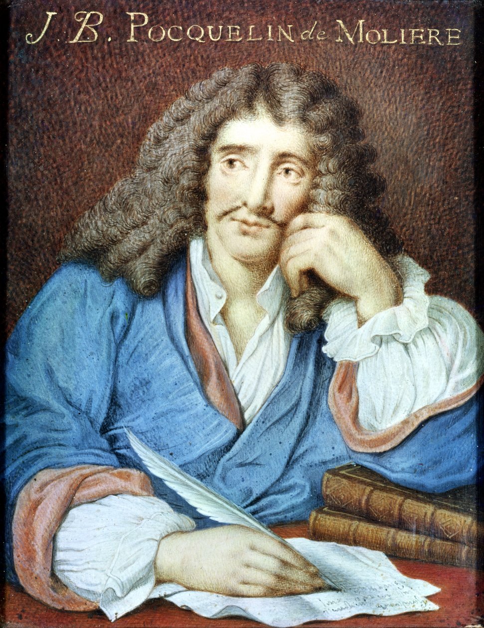 モリエールの肖像（1622-73） 作： フランス語学校