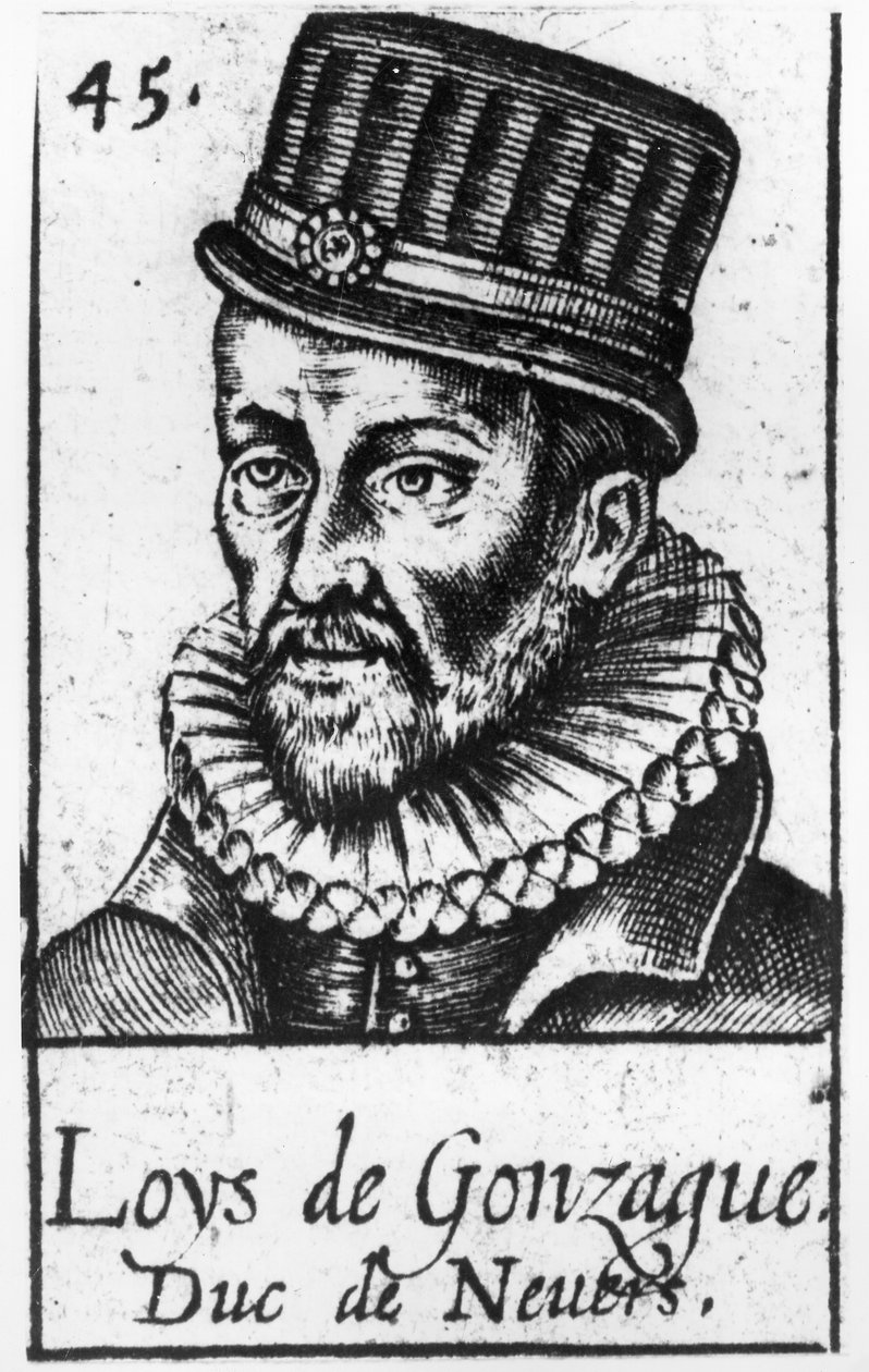 ゴンザガのルドビコ王子の肖像（1539年にマントヴァで生まれ、1595年にパリで亡くなりました） 作： フランス語学校