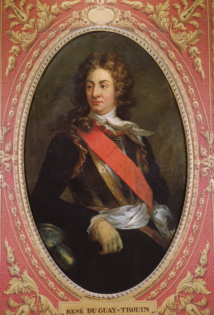 ルネ・デュグアイ・トルアンの肖像（1673-1736）1736 作： フランス語学校