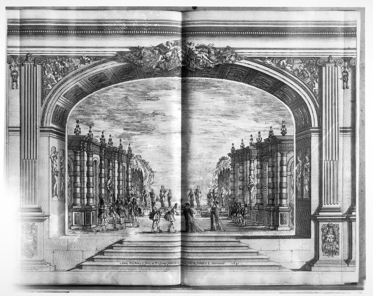 リシュリュー枢機卿（1585-1642）1641による「ミラメ」の場面 作： フランス語学校