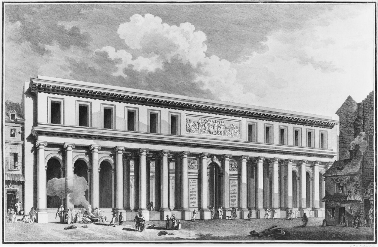 クロードルネガブリエルプローによって彫刻された、パリの外科アカデミー（b.1849）1773 作： フランス語学校