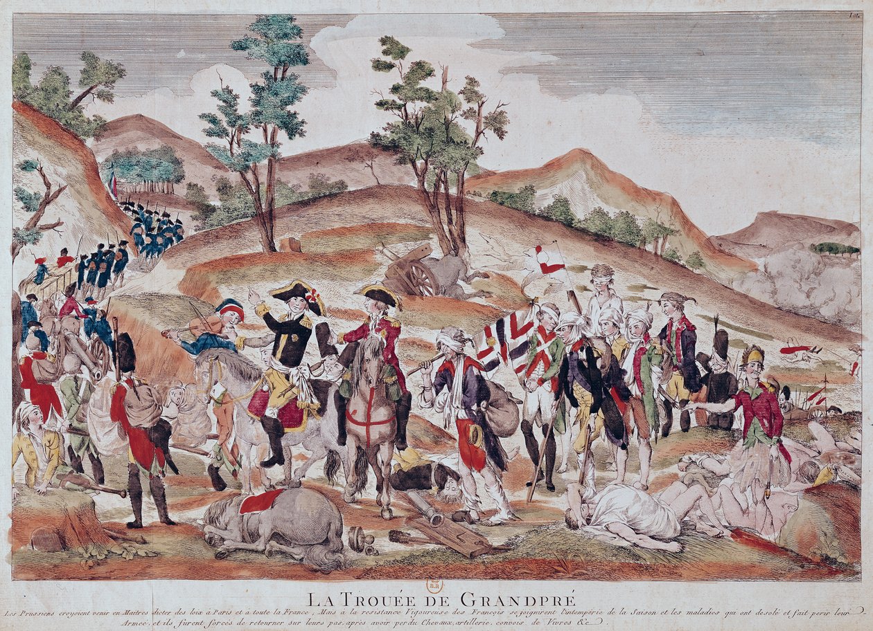グランドプレの違反、1792年10月 作： フランス語学校
