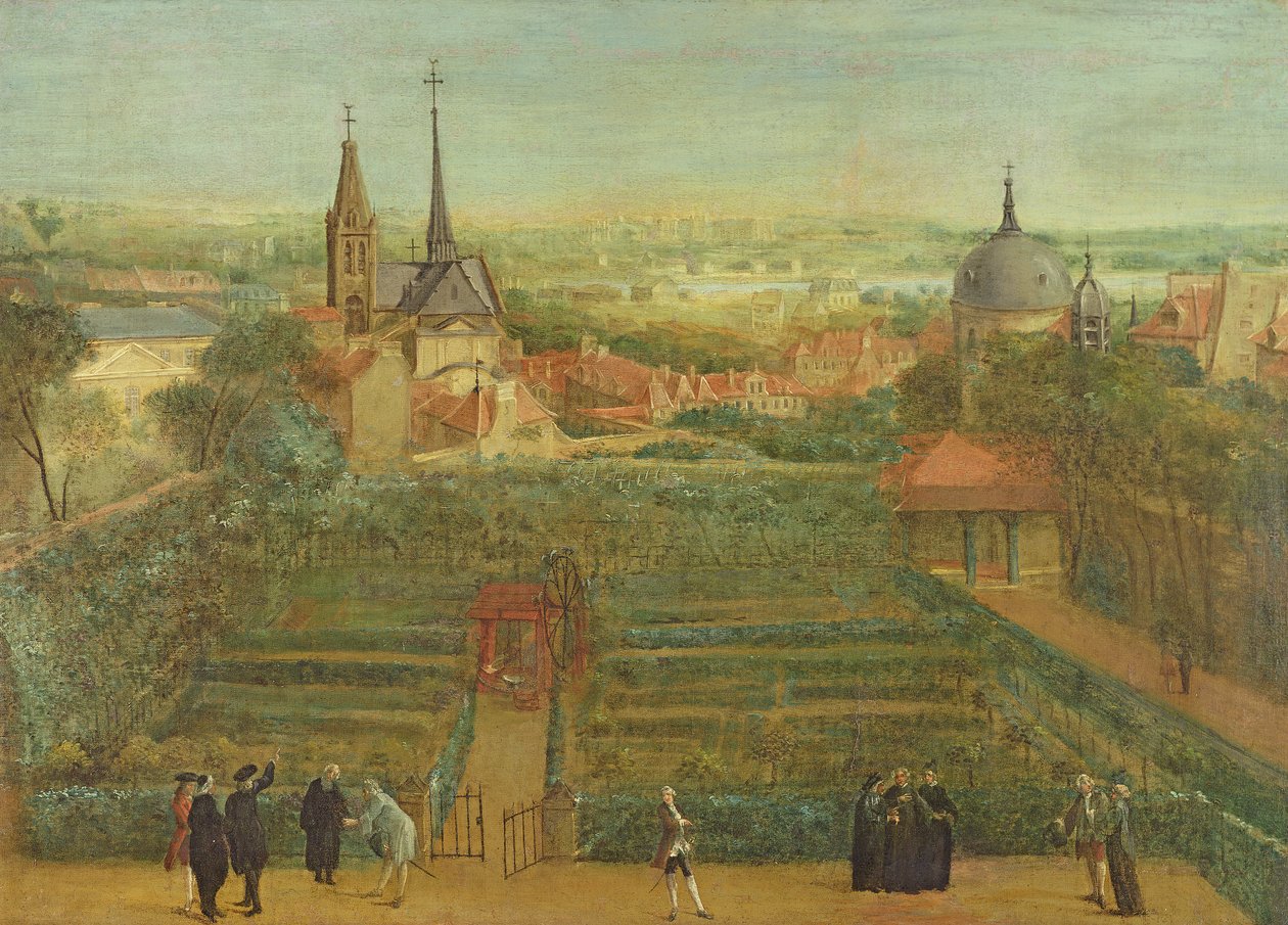 キリスト教の教義の父の庭園と聖ビクター修道院 作： フランス語学校