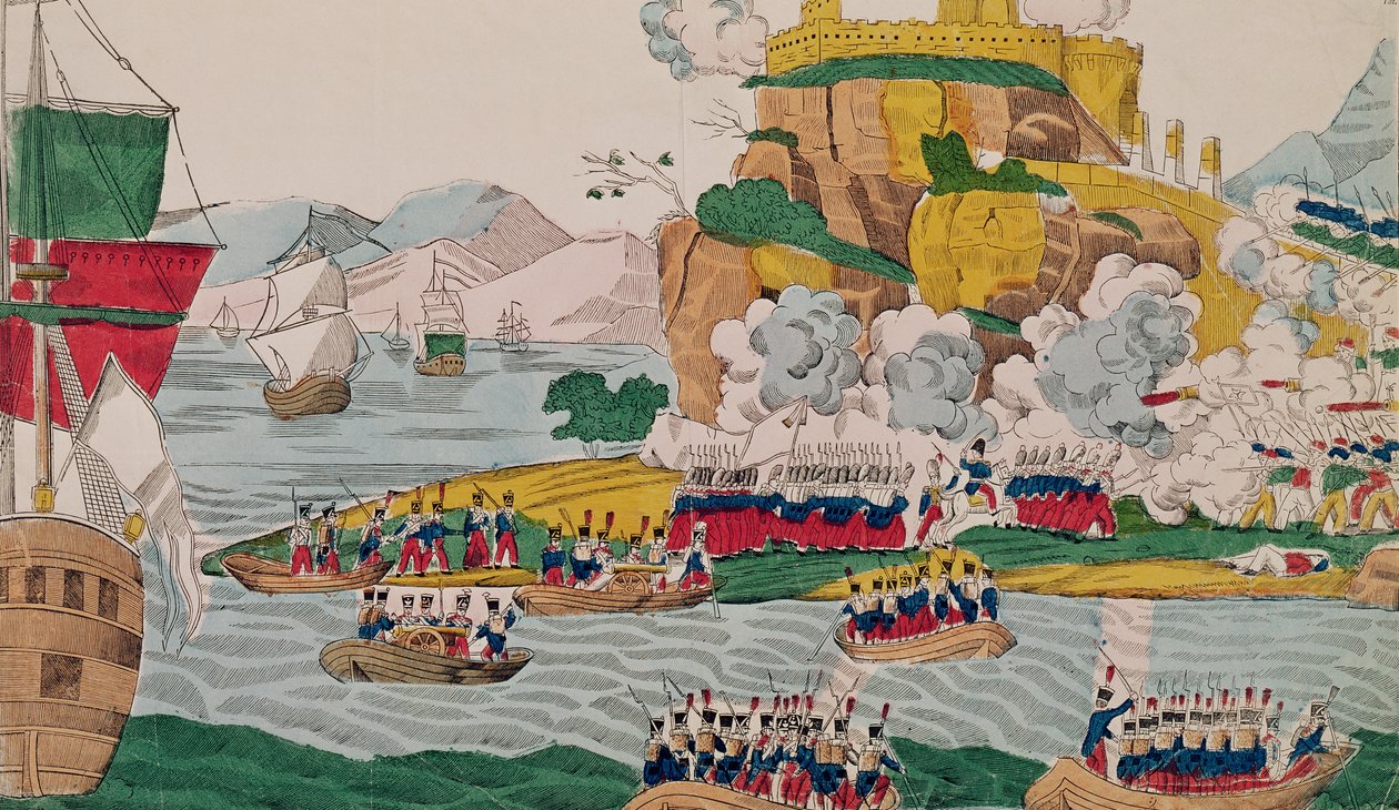 1830年7月4日のフランス人によるアルジェの占領 作： フランス語学校