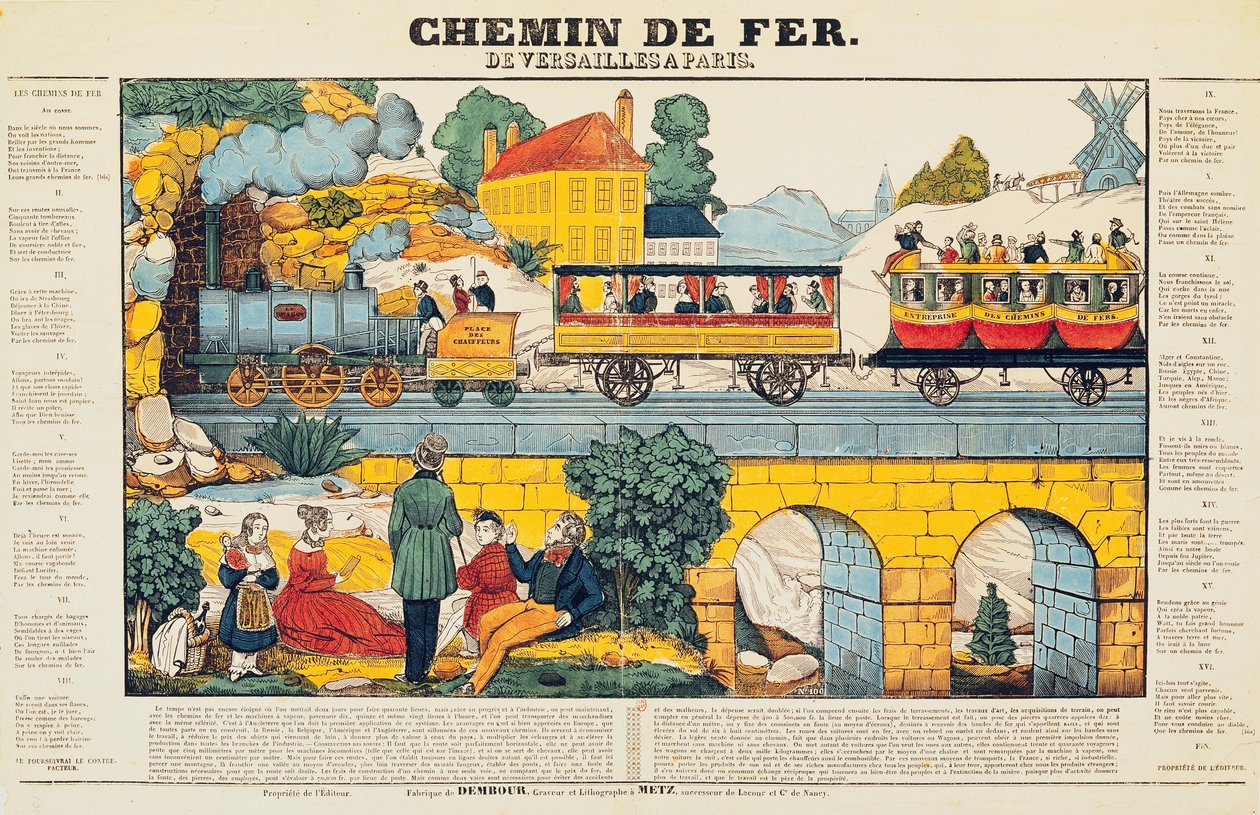 ベルサイユからパリまでの鉄道 作： フランス語学校