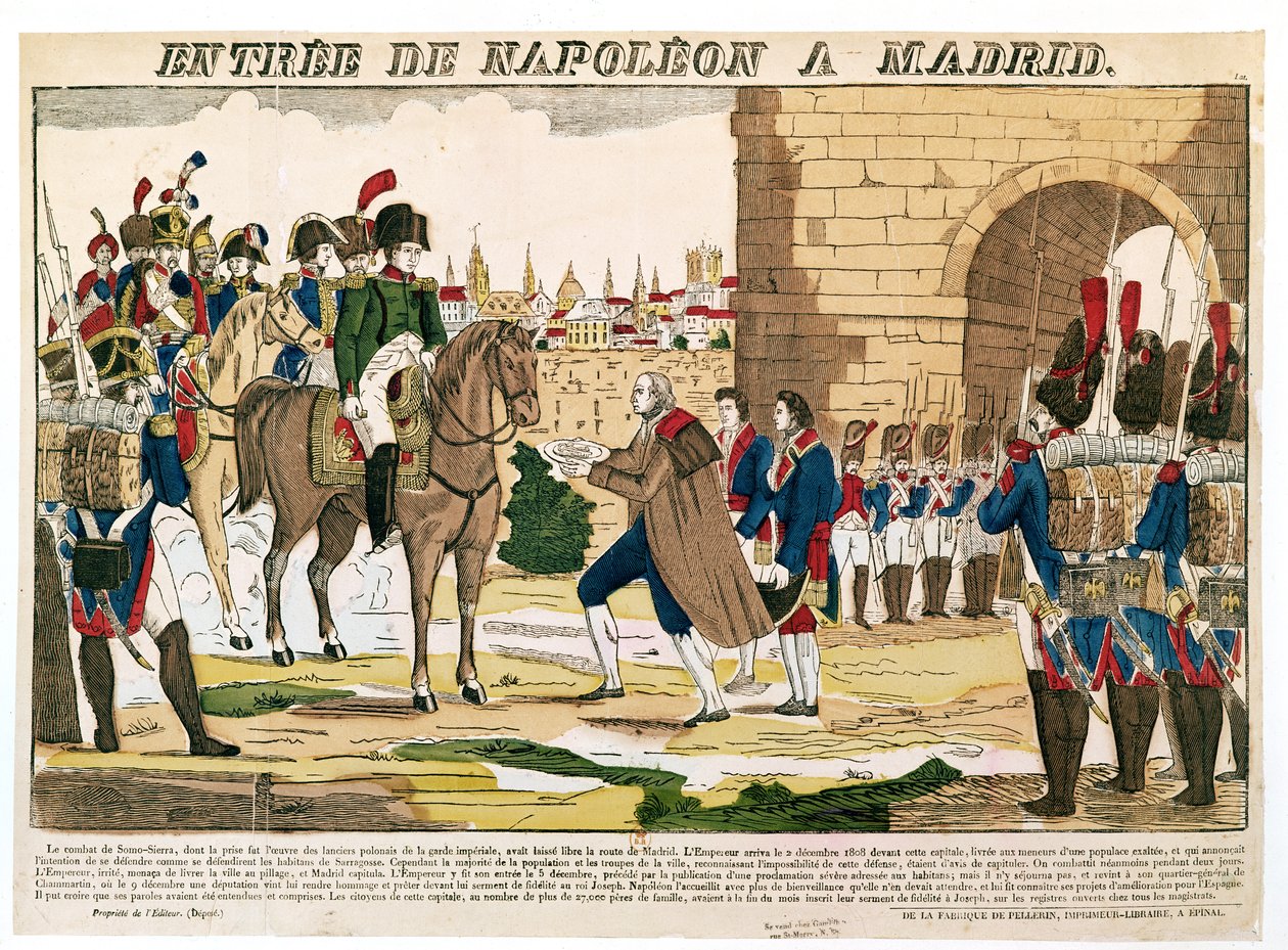 1808年12月4日、マドリッドへのフランス人の勝利 作： フランス語学校