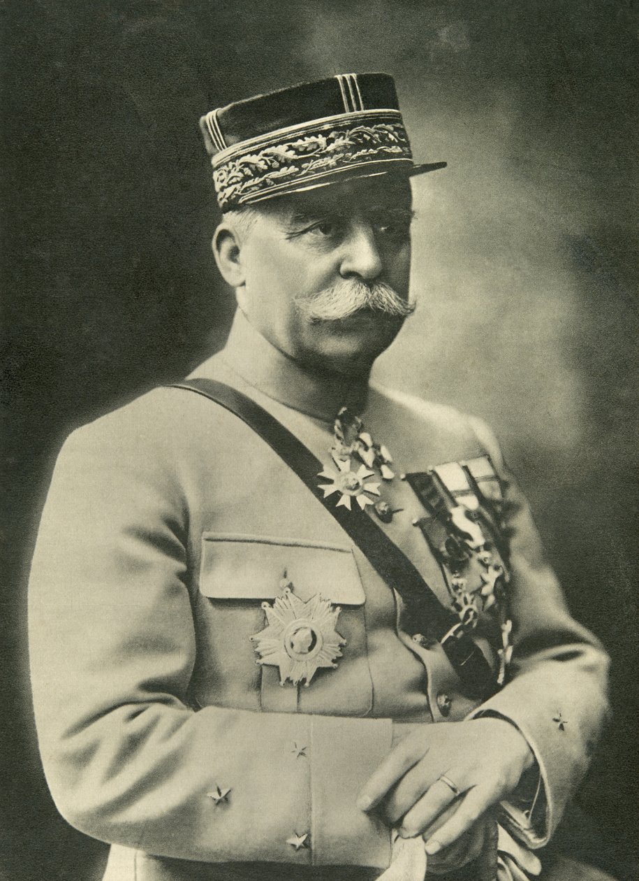フランソワ・マルジュレ将軍（1859-1935）、20世紀（写真） 作： フランスの写真家