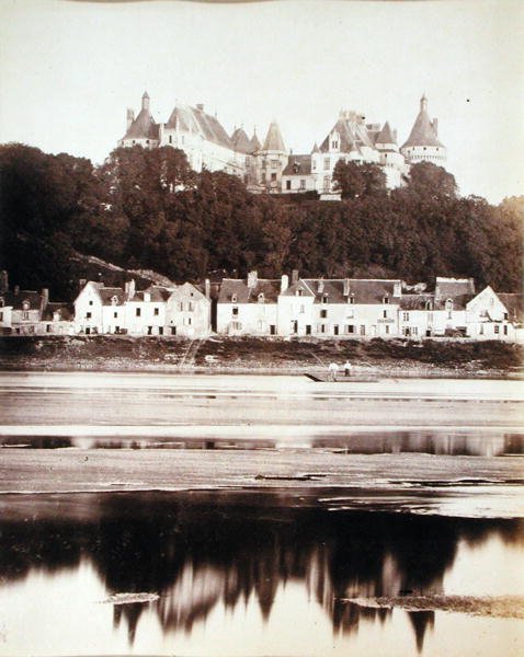 干潮、ロワール渓谷、1880年代から90年代頃（白黒写真） 作： フランスの写真家