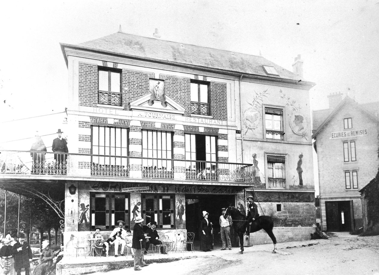 シャトーのホテルフルネーズ、1880年頃 作： フランスの写真家