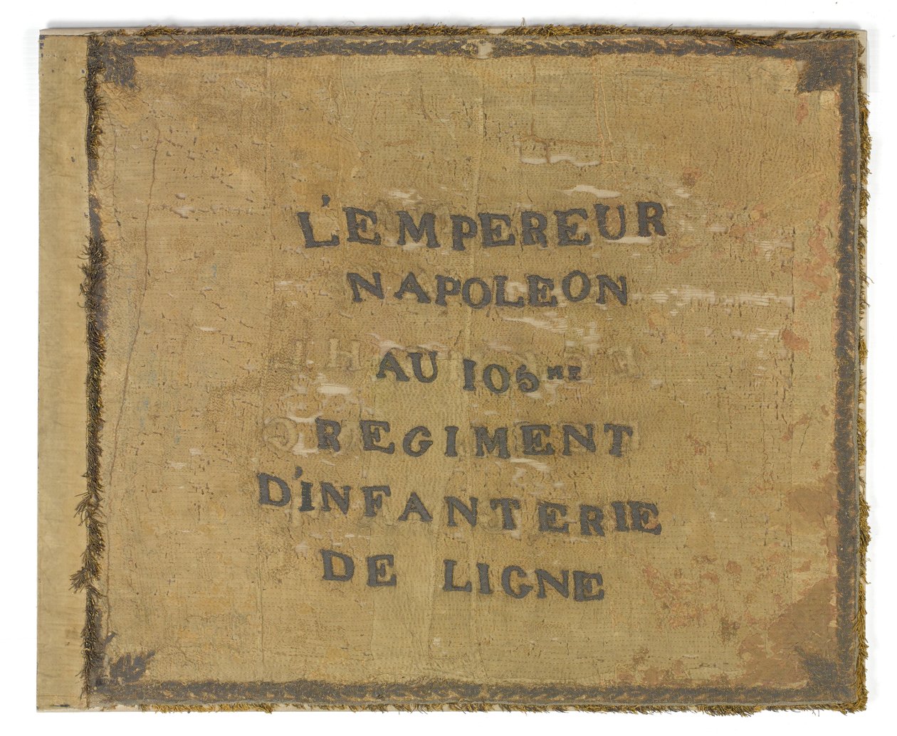 フランス第105連隊の旗、c.1815 作： フランス語学校