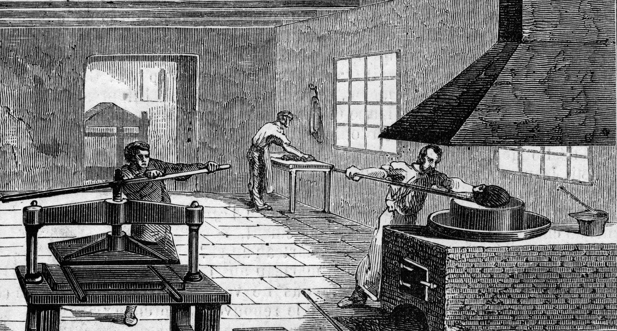エレクトロタイプのワークショップ 作： フランス語学校