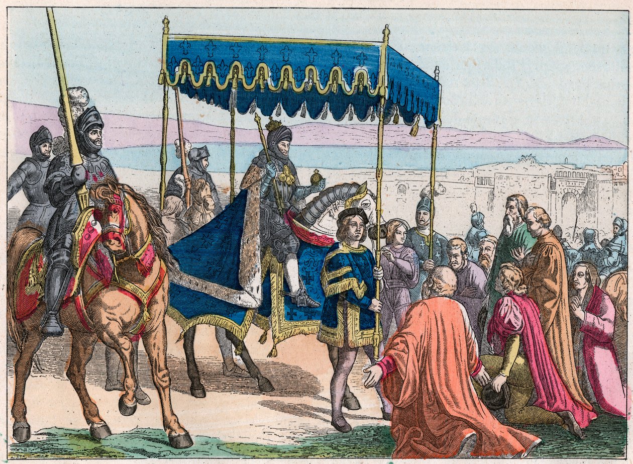 シャルル8世（1470-1498）のナポリの入り口 作： フランス語学校