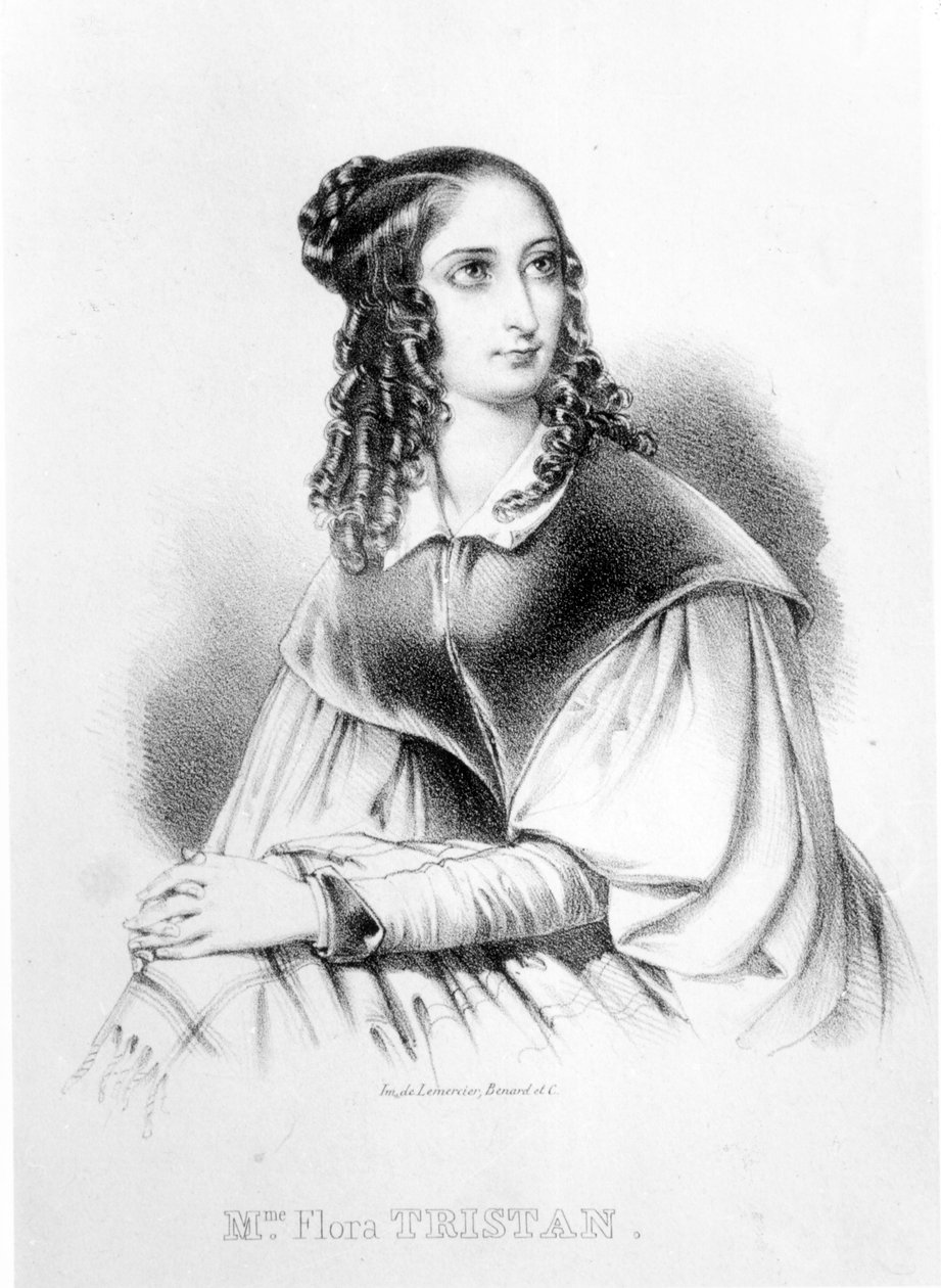 フローラトリスタン（1803-44）、c。 1848 作： フランス語学校