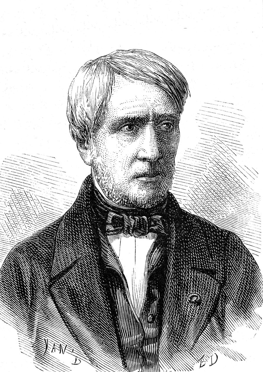 アンリ・ベクレル（1852-1908）フランスの物理学者。 作： フランス語学校